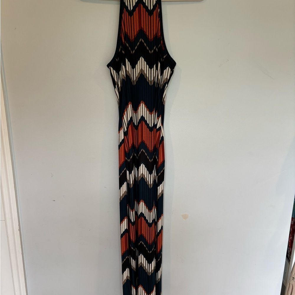 Chevron Maxi Dress